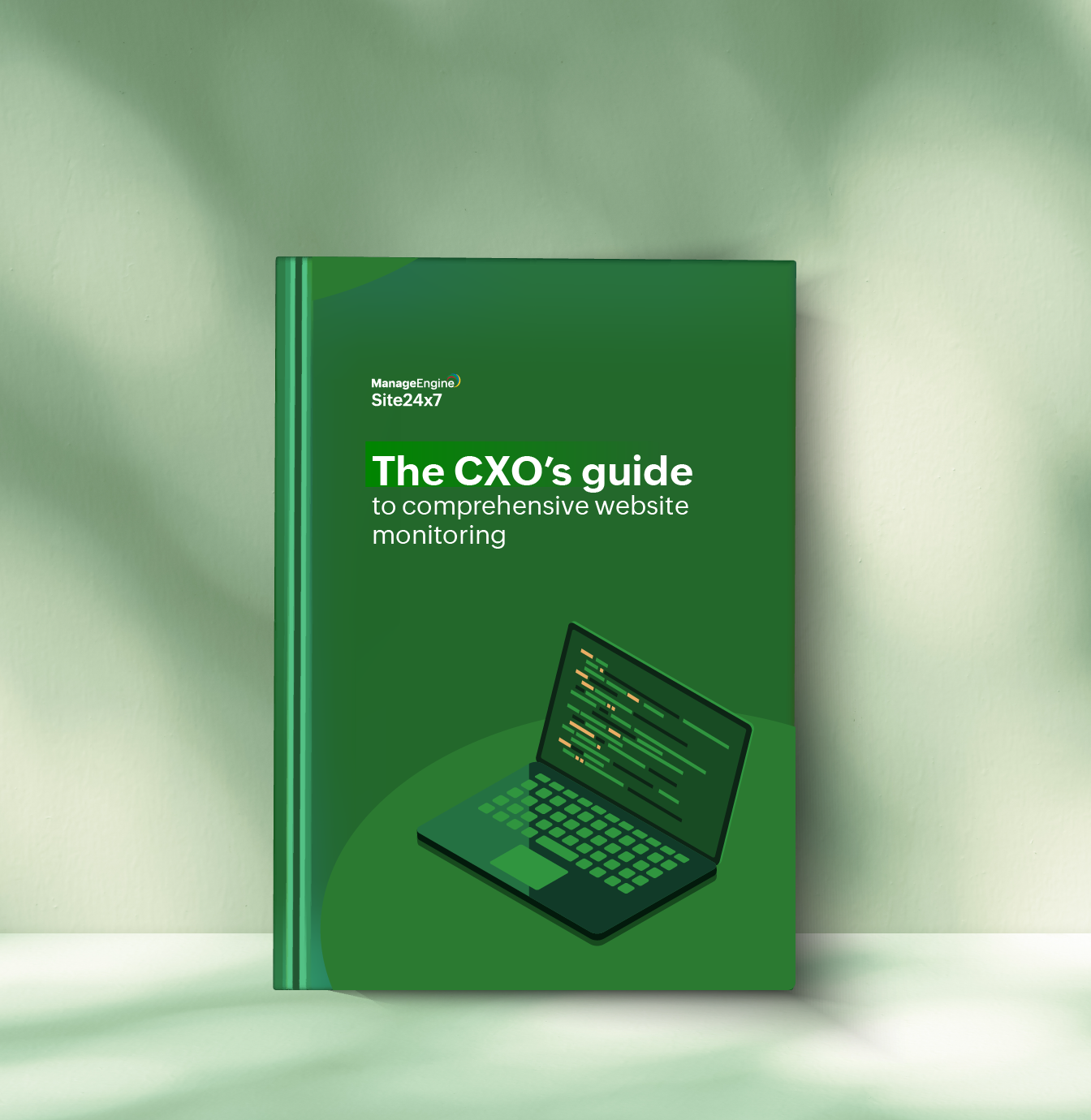 The CXO's guide to comprehensive website monitoring eBook cover