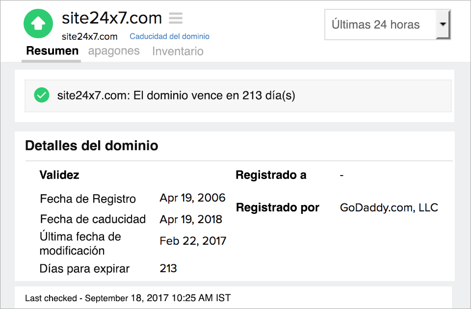 Domain Expiry Records