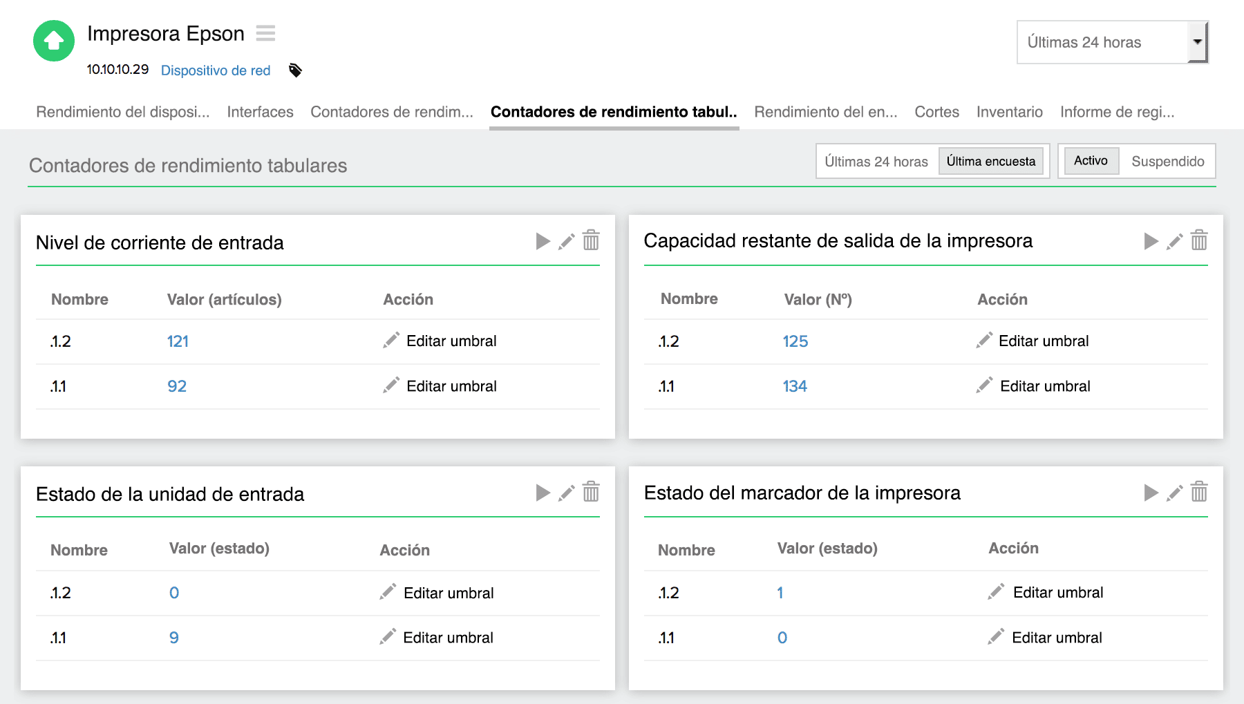 Keep track of your printer performance