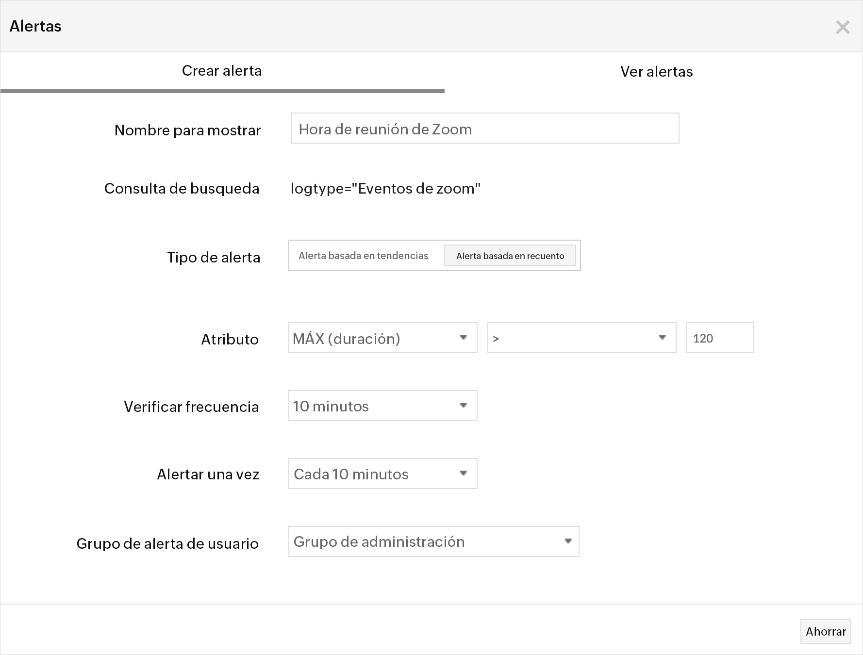 Instant alerts on Zoom usage and anomalies