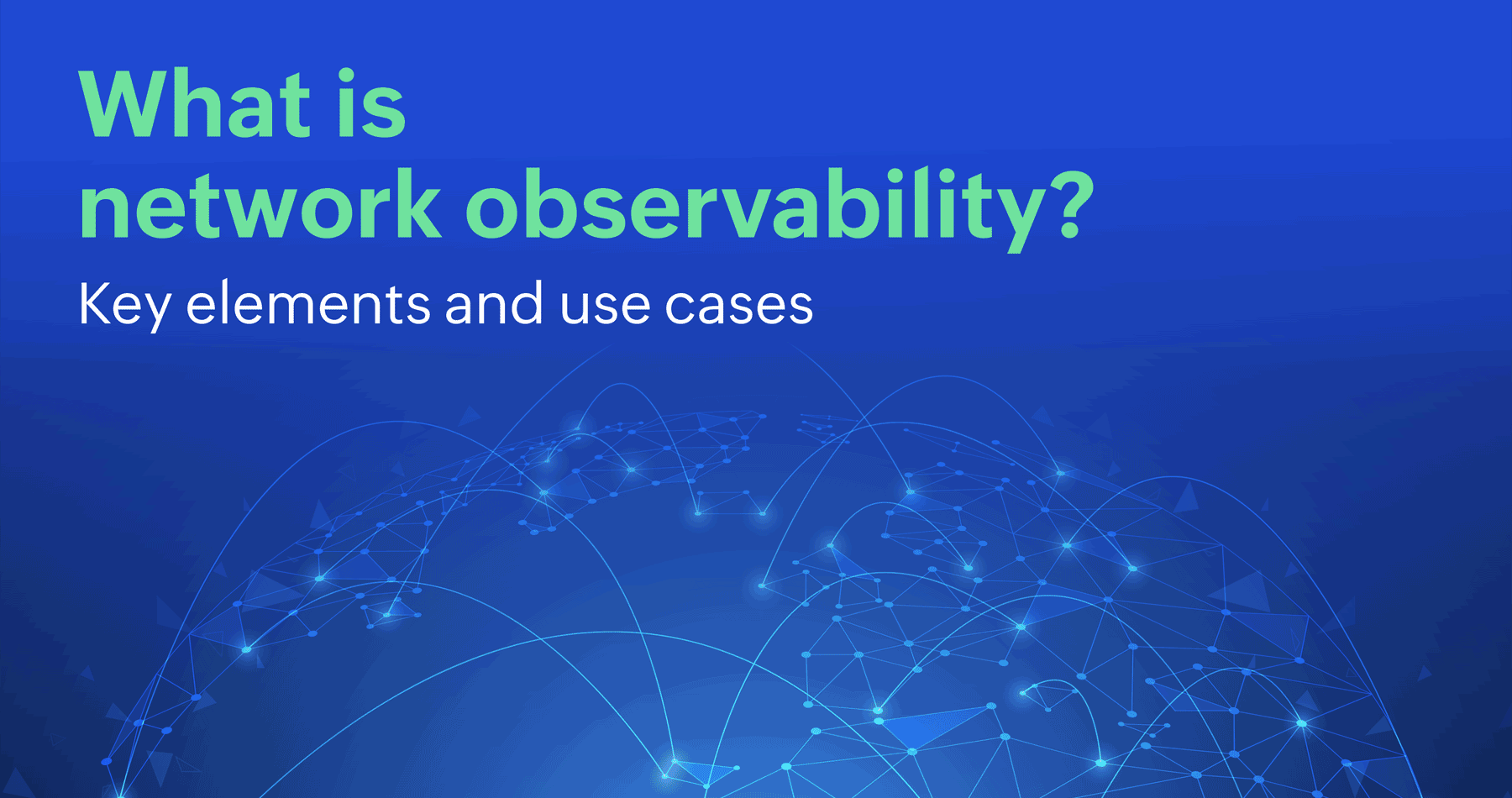 What is network observability cover image