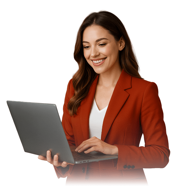 Man with laptop