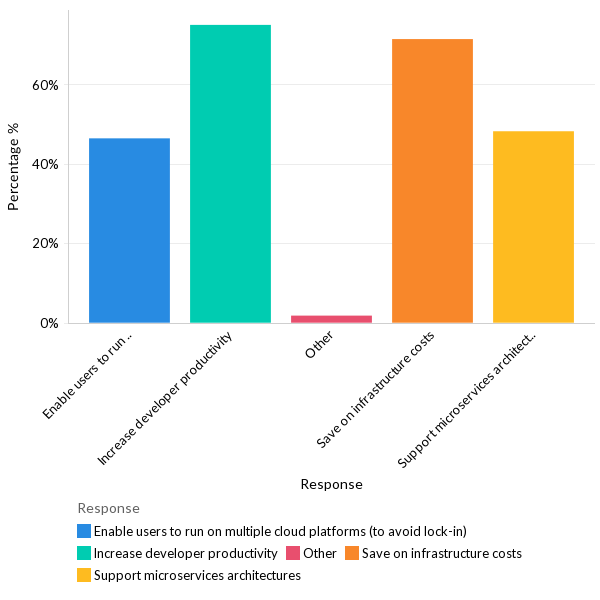 Primary reasons for adopting container technology - North America