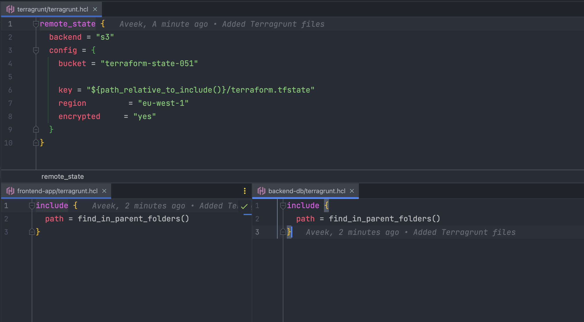 Terragrunt configuration